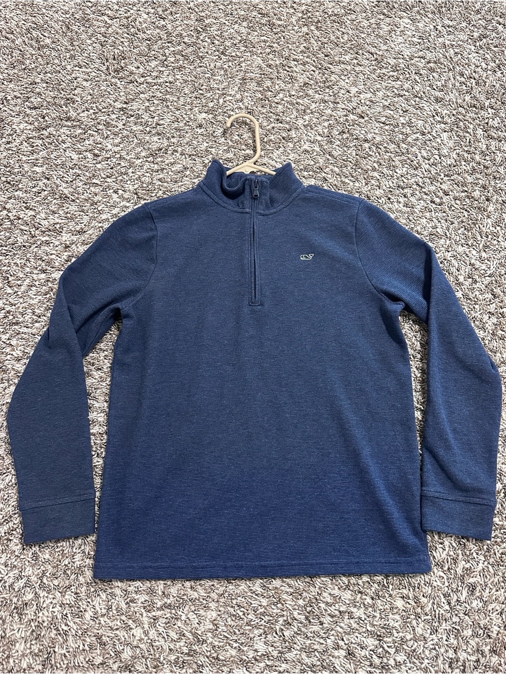 Vineyard Vines boys XL Navy Half-Zip Pullover - Picture 1 of 4